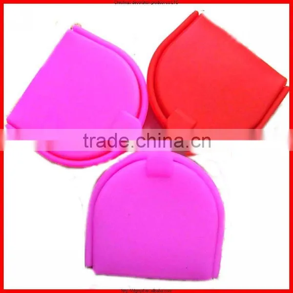 China Supplier Silicone Rubber Bag Promotional Gifts Silicone Coin Bag for Women