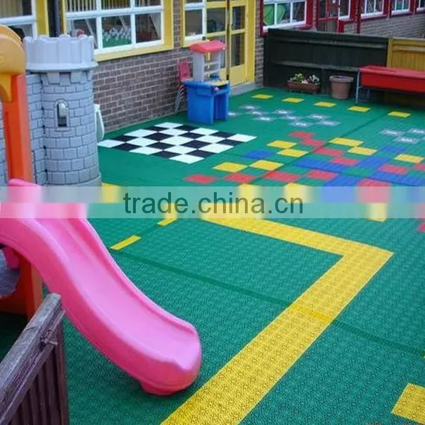 Outdoor Kids Play Area Colored Playground Flooring photo-3