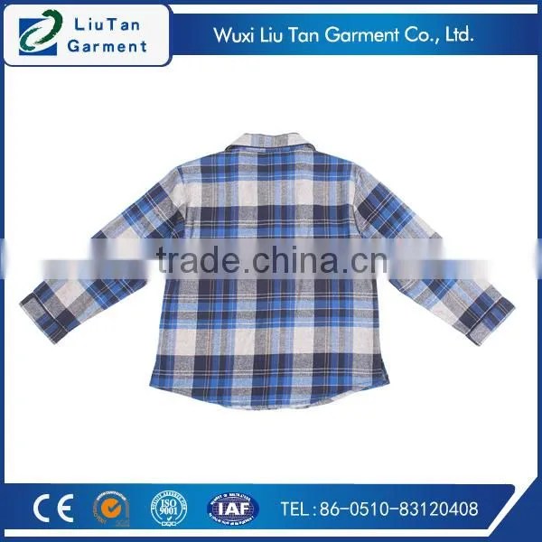 Fine Yarn Dye Plaid Kids Cotton Pajama Set photo-4