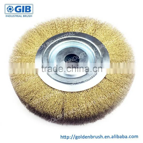 323 mm Brass Coated Steel Wheel Brush