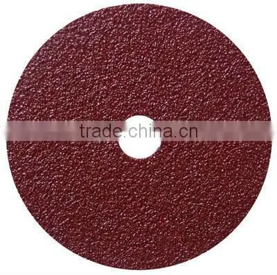 4"round Hole Aluminium Oxide Abrasive Fiber Disc photo-4