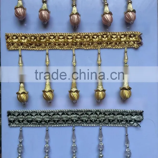[YZLACE] Tassels Lace Curtains Wholesale 10090 photo-3