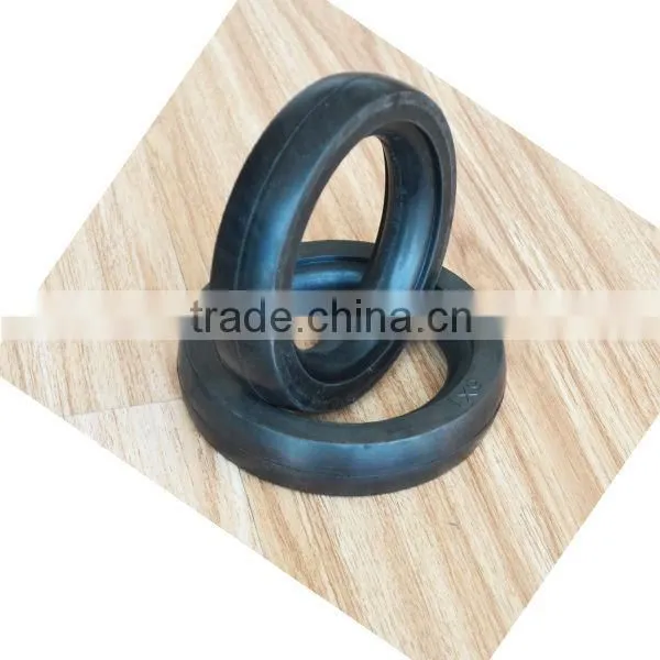 5x1inch Solid Rubber Tire With Smooth Tread for Material Handling Machine