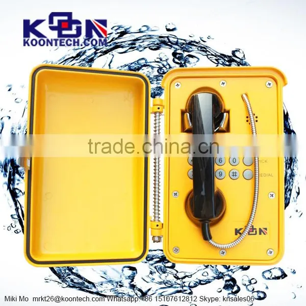 Koontech Special Service Telephone Set Robust Aluminium Alloy Vandal Resistant Telephone KNSP-01 photo-4