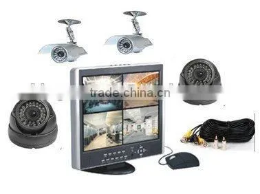 CCTV System; Cctv Security System; Cameras Systems 4ch Cameras System LCD DVR
