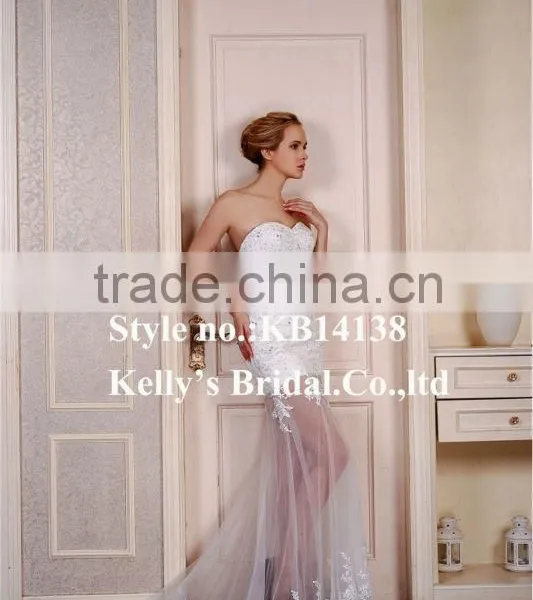 Hot Sales Mermaid Patterns Real Sample Sexy Short Mini White Cotton Material Evening Dress Cheap Wholesale photo-2