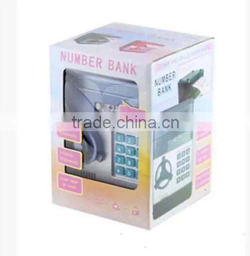 High Quality Kids Toy Mini Passpord Piggy Bank , Mini Atm Toy Bank , Safe Money Box photo-3
