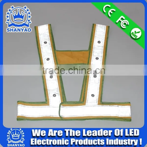 2016 Chian ODM Factory LED Refletive Vest For Road Safety At Night photo-6