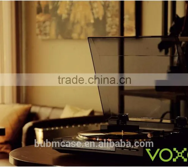 VOXOA T30 Full-Auto Belt-drive Turntable Player, Modern Phonograph, USB Record Player photo-2