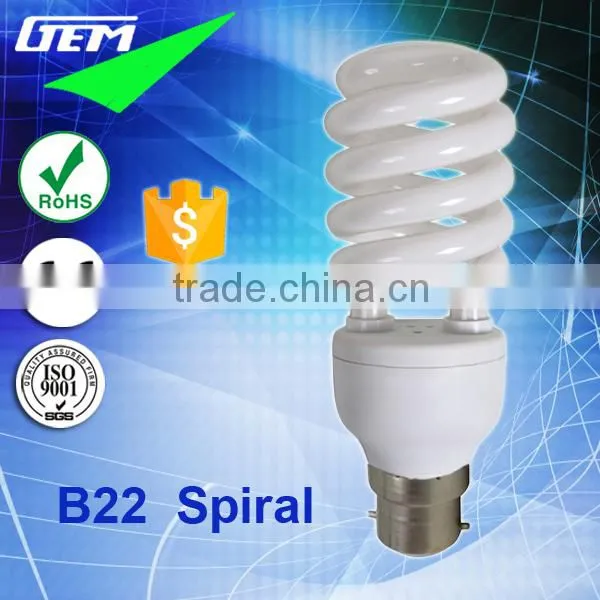 Energy Saving Lamp Spiral Compact Fluorescent B22 With 3000/6000/8000Hours Life photo-2