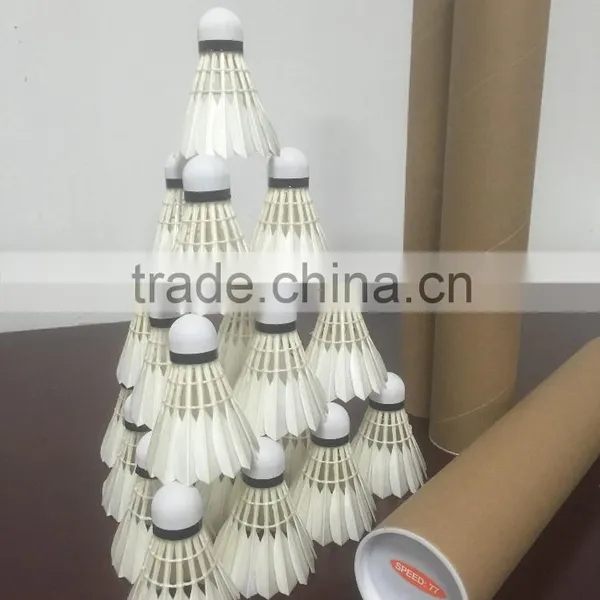 OEM Best Quality AS30 Grade A Natural Goose Feather Badminton Tournament Shuttlecock photo-2