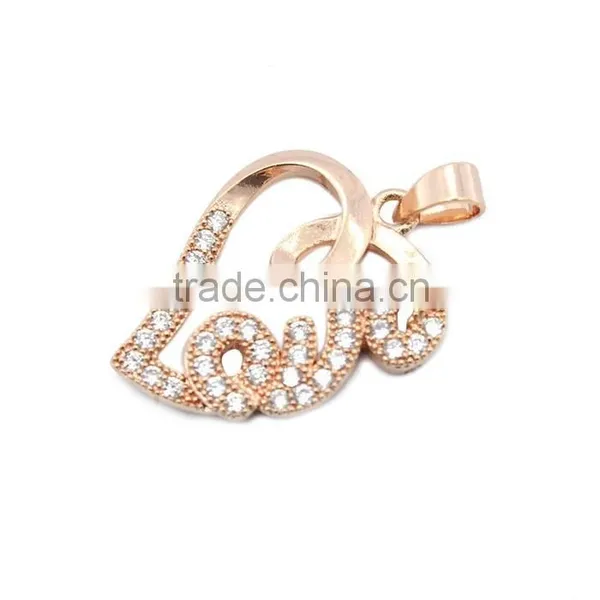 925 Silver Gemstone 2015 Love Pendant Design photo-2