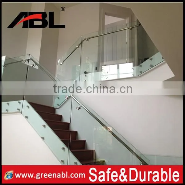Aisi Frameless Glass Balustrade Staircases Openning Well Frameless Glass Handrails photo-3