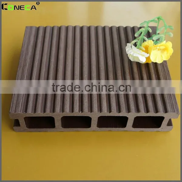 Outdoor Patio Decking Wood Floor Covering Anti-UV Bois Composite WPC Flooring photo-4