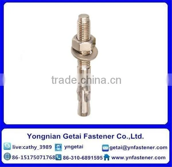 Best Sale for M8*75 Wedge Anchor Yellow Zinc-plated Carbon Steel With Nut and Washer photo-3