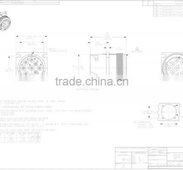 Plastic 9 Pin Receptacle Connector HD10-9-1939PE photo-4
