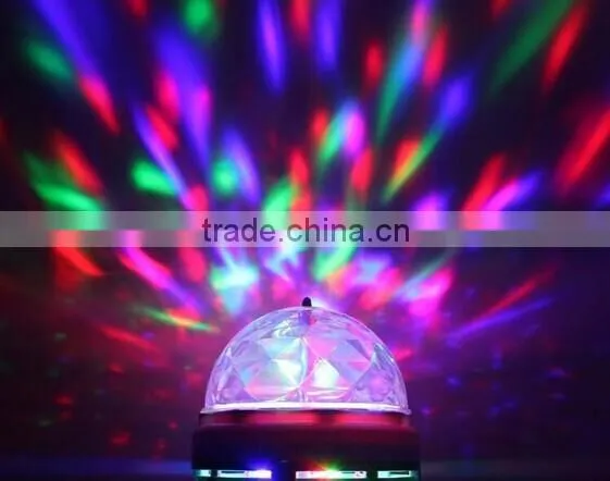 E27 3W Rotating Full Color LED Stage Light photo-3