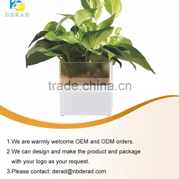 Layered Cheap Plastic Flower Pots With Water Pot photo-2