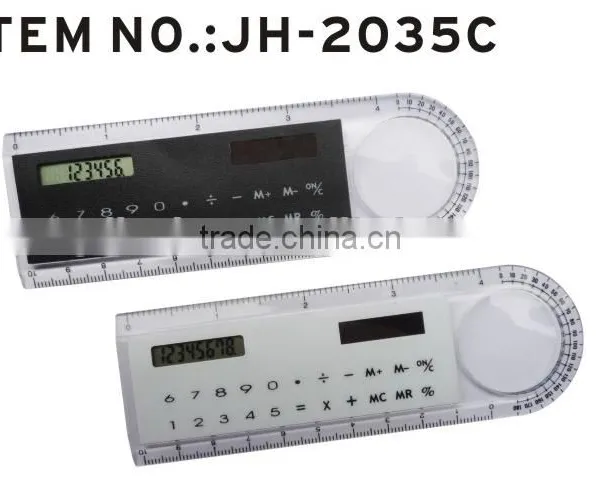 Stationery 15cm 8 Digit Ruler Calculator For School Promotion photo-4