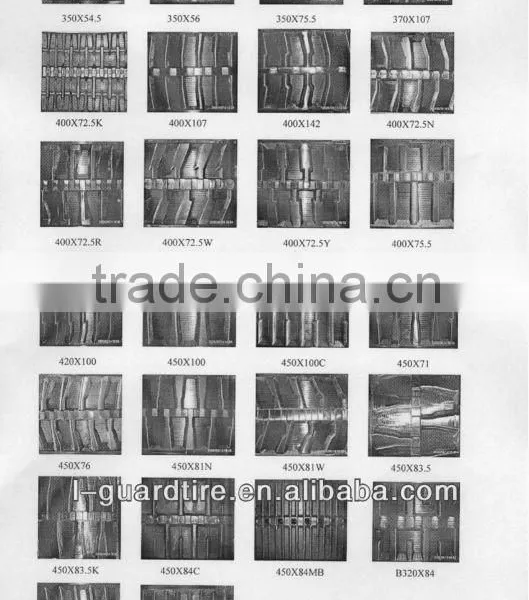 Industrial Rubber Tracks 350x90zrubber Running Track photo-5