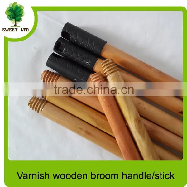 Italian Screw Varnished Wood Broom Stick With Factory Price photo-6