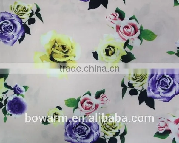Rayon Satin Printed Fabric