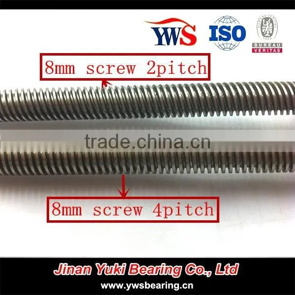 8mm 10mm Lead Screw With Trapezoidal Thread and Brass Nut photo-2