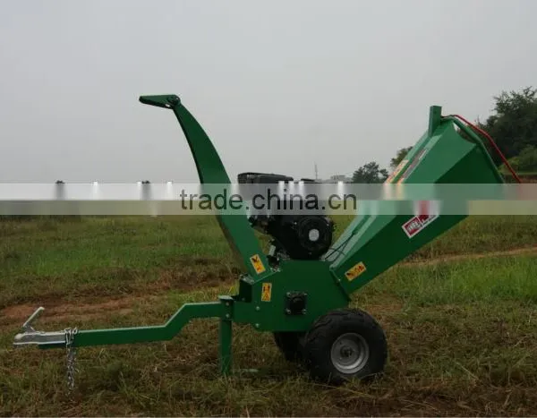 Self Power Wood Chipper Shredder, Robust Petrol Power Wood Chipper, Engine Selectable photo-3