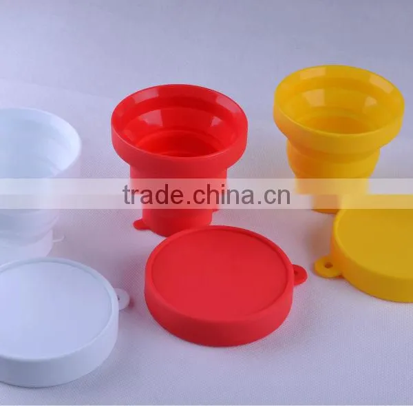 Reusable Folding Silicone Travelling Mug/ Silicone Coffea Cup/ Silicone Coffee Cup/solicone Stretch Cup With Lid