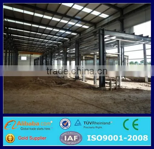 China Large Span Stainless Steel Frame Prefabricated Warehouse Workshop Plant photo-3