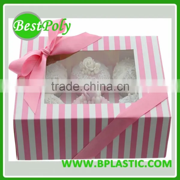 2016 New Design Custom White Cardboard Box for Cupcake photo-4