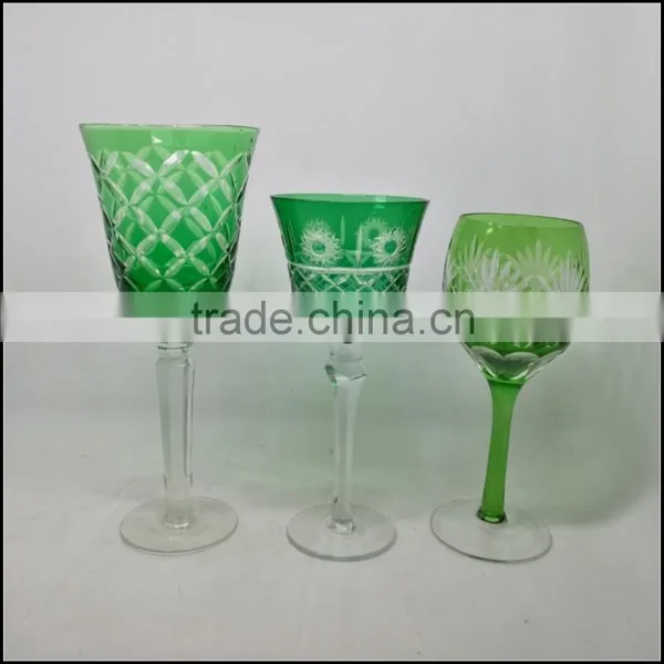 Hand Cut Scandinavian Style Wine Glass Champange Flute photo-2