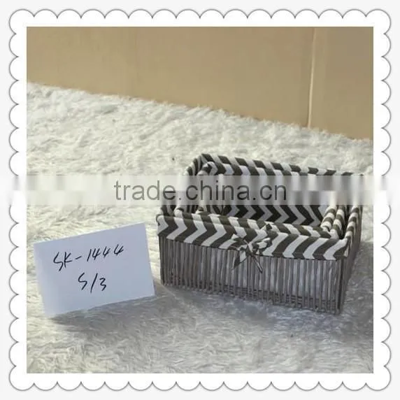 Newest Design Square Antique Handmade Natural Material Willow Basket photo-5