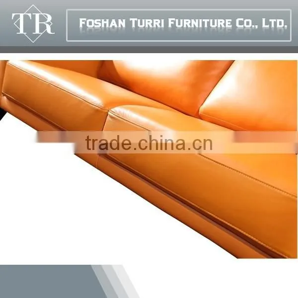 Modern Color Geniune Leather Sectional Sofa for Living Room Furniture photo-5