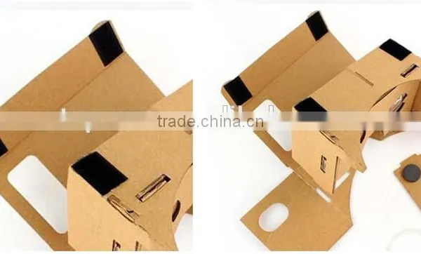 Factory Wholesale 3D VR Box Google Custom Cardboard Glasses 2.0 for Mobile Phone photo-3