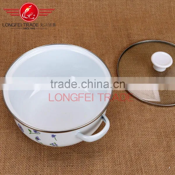 Cheaper Hot Sale 3pcs Enamel Cast Iron Cookware Wholesale photo-3