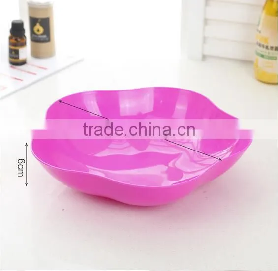 Wholesale Colorful Plastic Fruit Tray Fruit Bowl Snack Tray Nut Bowl Candy Tray photo-6