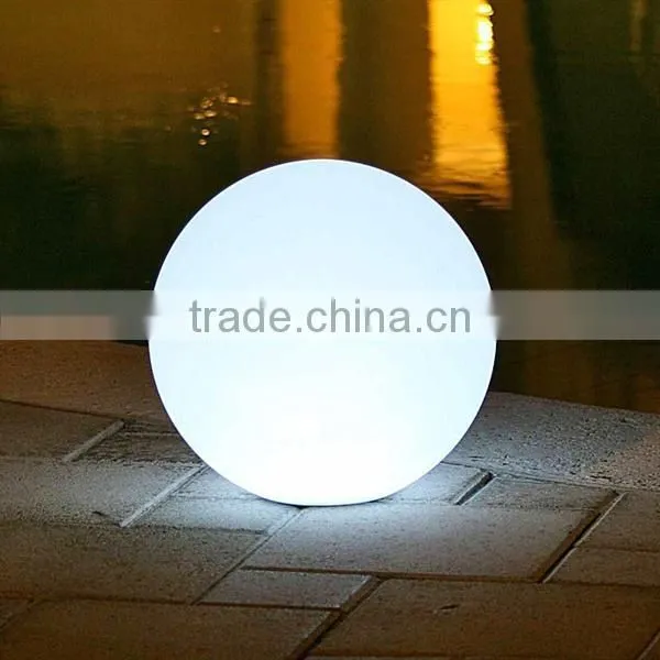 Remote Control LED Lighted Hollow Plastic Sphere With Different Sizes photo-5