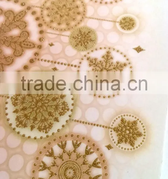 Window Decoration Vinyl Sticker, Gold Color Way Decoration Window Sticker Home Decoration photo-5