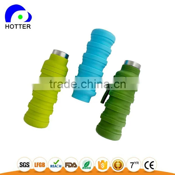 Amazon Hot Selling Collapsible Sports Travel Water Bottle photo-2