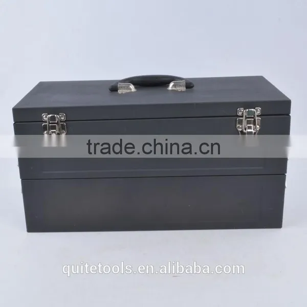 Industry Portable Durable Large Iron 2Layers Tool Box photo-2