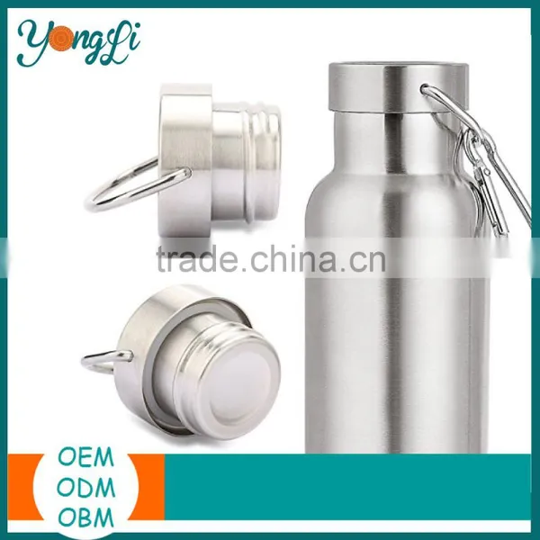 16 oz Stainless Steel Double Walled Vacuum Insulated Metal Water Bottle Travel photo-3