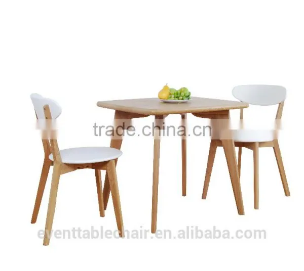 Solid Oak Wood Dining Chair Restaurant Wooden Chair photo-6
