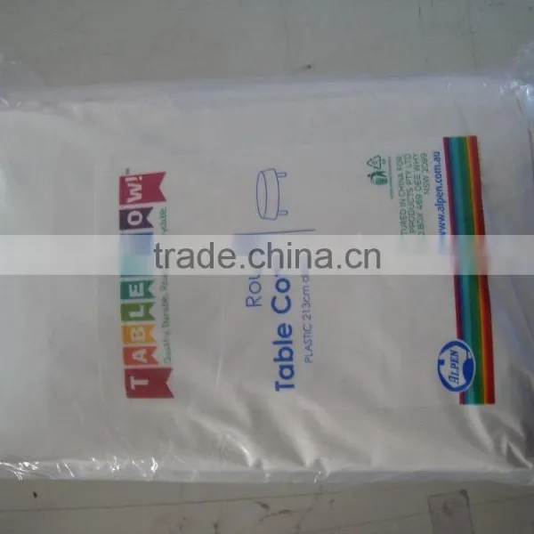 PEVA ROUND Table Cover, Fancy Plastic Party Tablecloth,disposable Table Cover,Direct Factory/Manufactory Supply photo-4