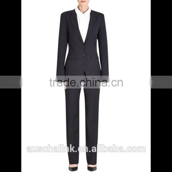 Best Selling Classic Cheap Charcoal Formal Trousers for Women photo-3