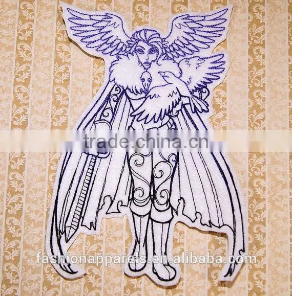Custom High Quality Embroidered the Japanese Anime Patch for Clothes Embroidery Patch Made in China Choose Size/color photo-4