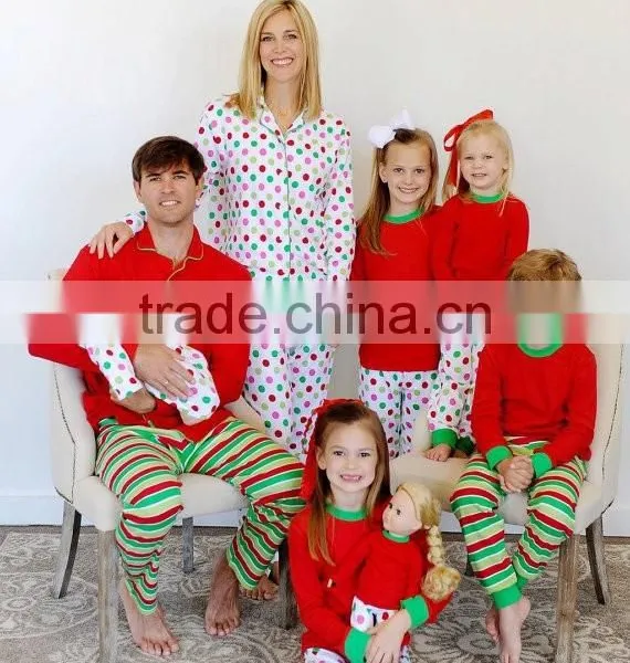 Personalized Family Sleepwear Green Clothing Kids Christmas Pajamas photo-6