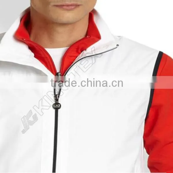 Pop Fashion Zip Jacket Set,double Layer Collar Neck Jacket and Track Pants,high Quality Jacket From Factory Cheep Price photo-5
