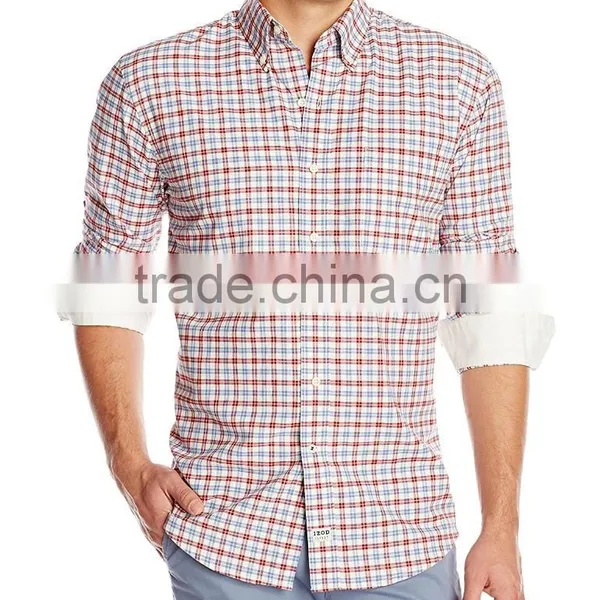 OEM 2016 New Style Wholesale Plaid Men's Plaid Flannel Shirt photo-3