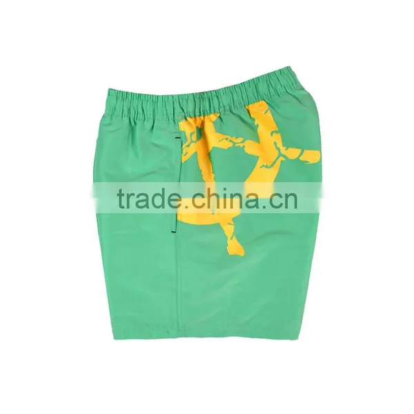 Microfiber Brushed Polyester Fabric Blank Board Shorts Wholesale Plastisol Print photo-6
